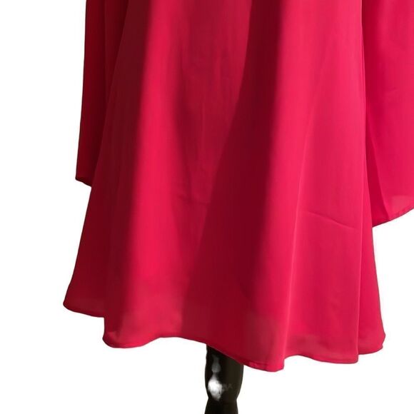 NEW Never Worn Leith Bright Pink Ling Sleeve Shift Dress XS - Picture 5 of 10